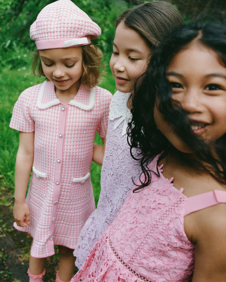 Baby Pink Knit Dress