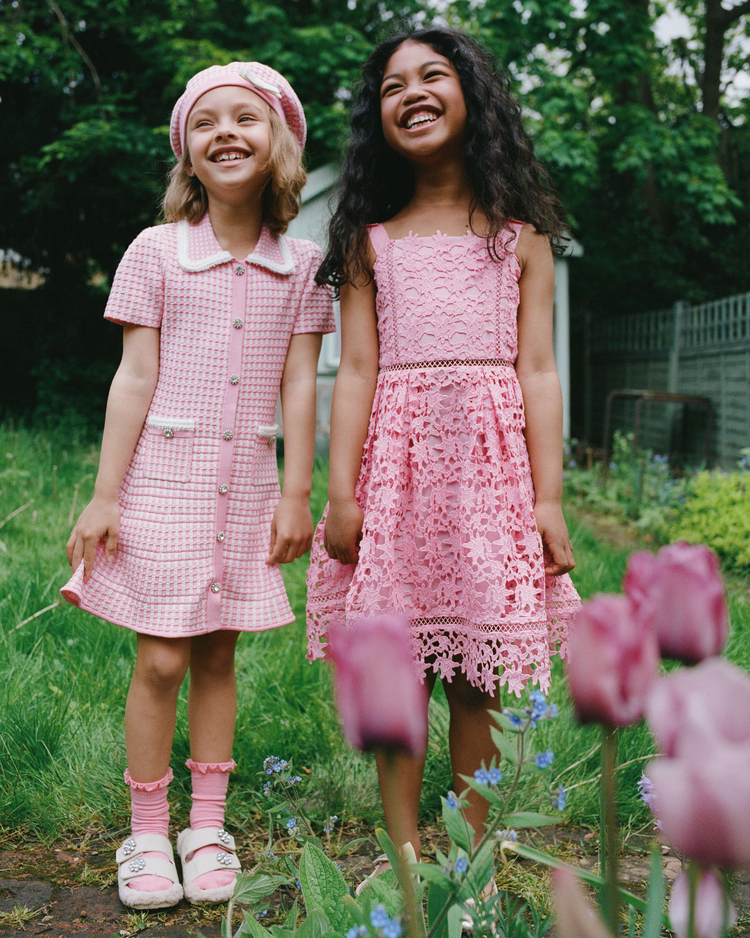 Baby Pink Knit Dress