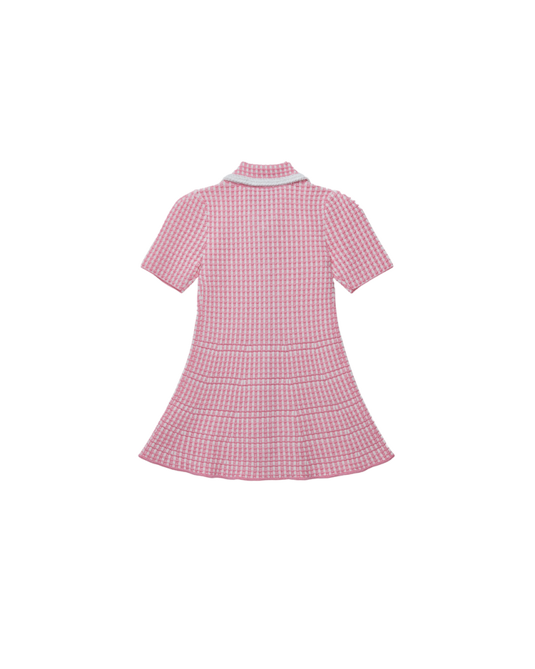 Baby Pink Knit Dress