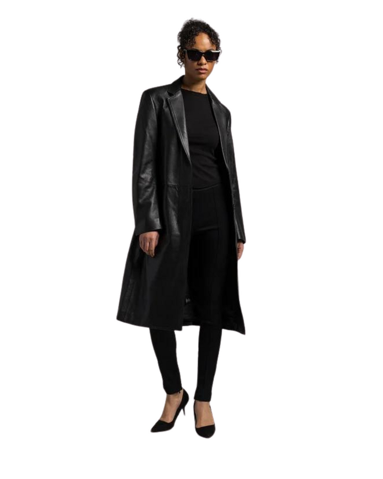 Tailored Leather Coat