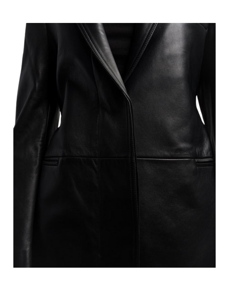 Tailored Leather Coat