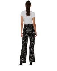 Printed Straight Pants Tiny Pink Buttercup + Tap Shoe Comb.