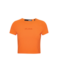 Cropped T-Shirt Vibrant Orange