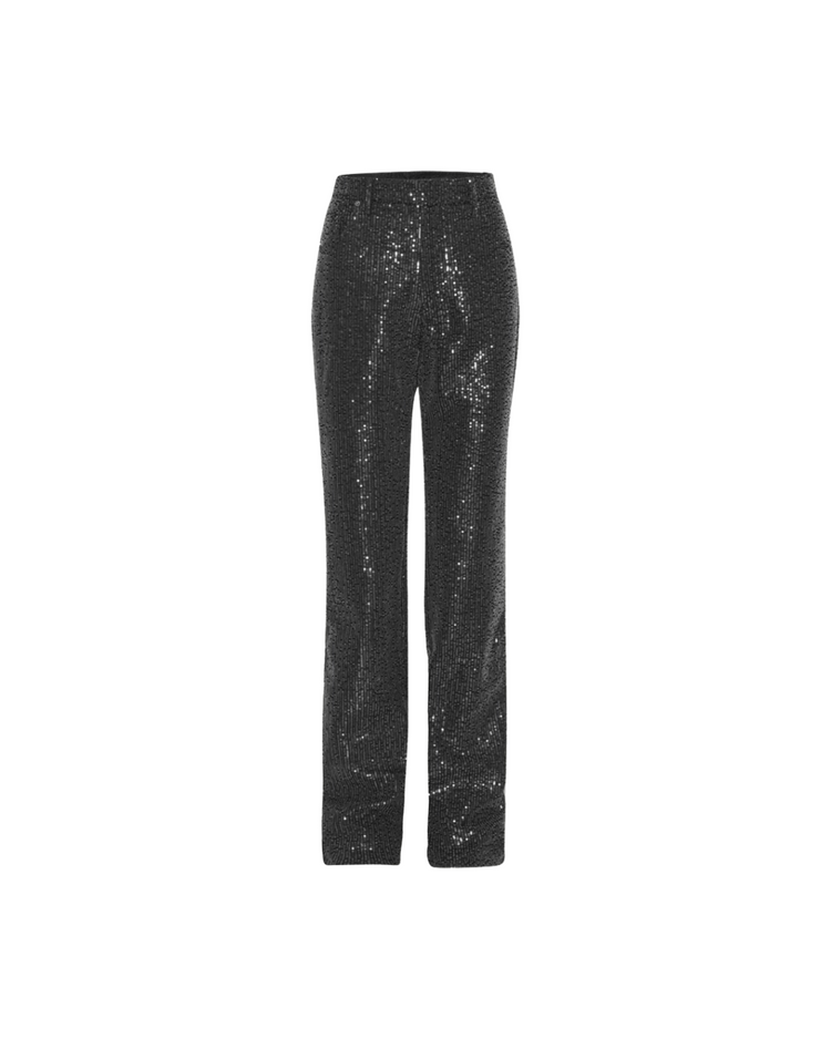 Twill Sequin Jeans Black