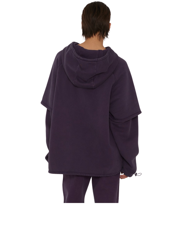 Enzyme Sweat Hoodie Vintage Violet