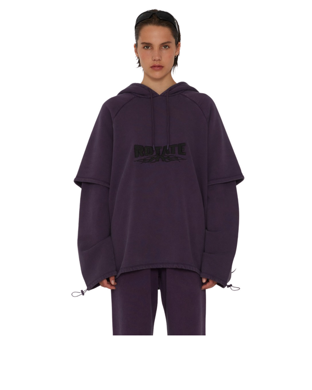 Enzyme Sweat Hoodie Vintage Violet