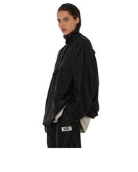 Oversized Anorak W. Logo Black