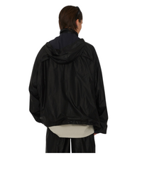 Oversized Anorak W. Logo Black