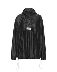 Oversized Anorak W. Logo Black