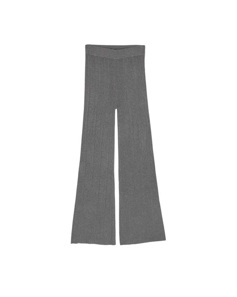 Rib Knit Pants Granite Gray