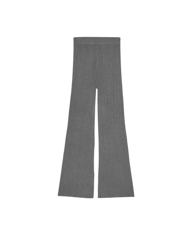 Rib Knit Pants Granite Gray