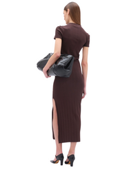 Midi Skirt Chocolate Plum (Brown)