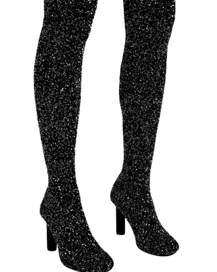 Glint Over The Knee Boots