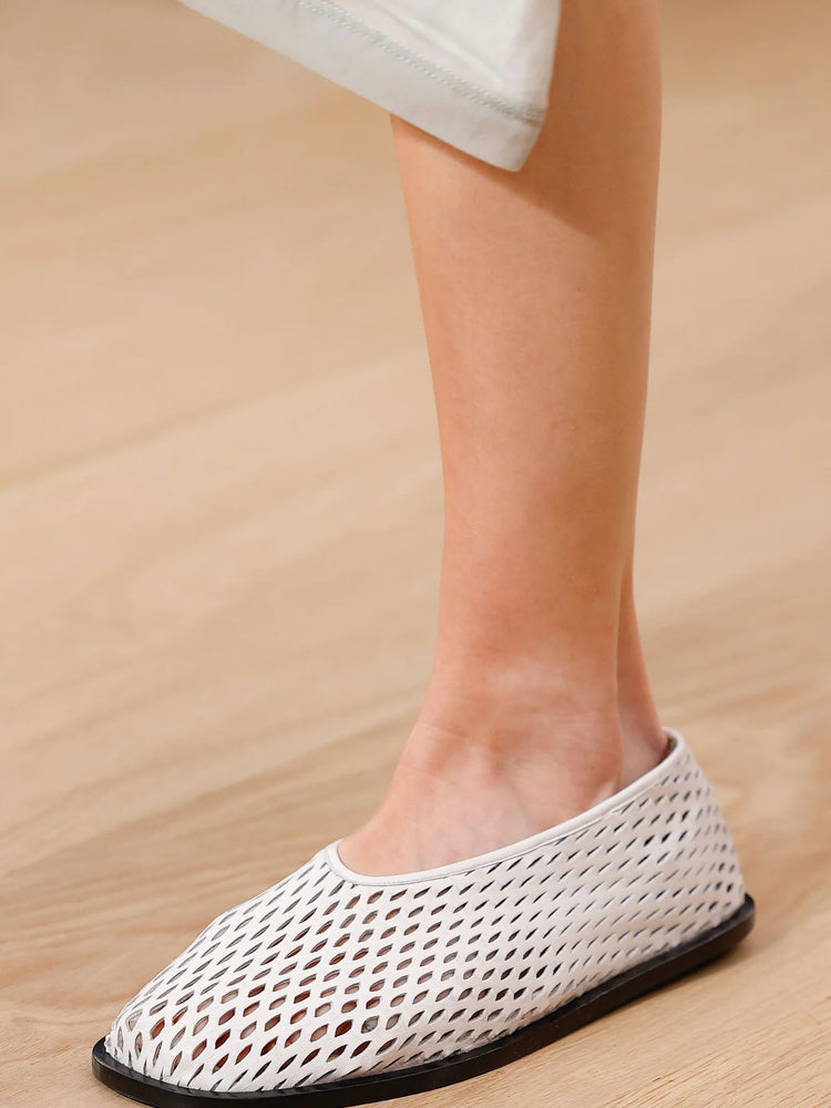 Square Perforated Slippers