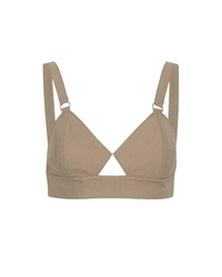 Canvas Bralette Light Beige