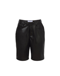 Faux Leather Shorts